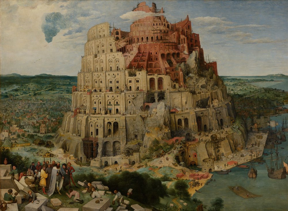  The Tower of Babel by Pieter Bruegel the Elder (1563) 